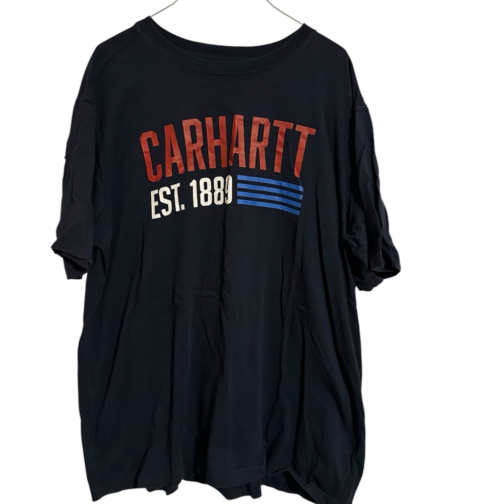 Carhartt Men's Navy Graphic Tee